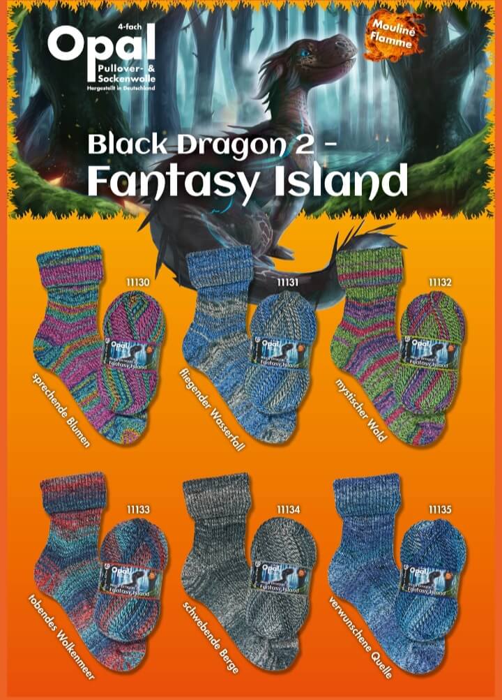 Opal Balck Dragon 2 -Fantasy Island